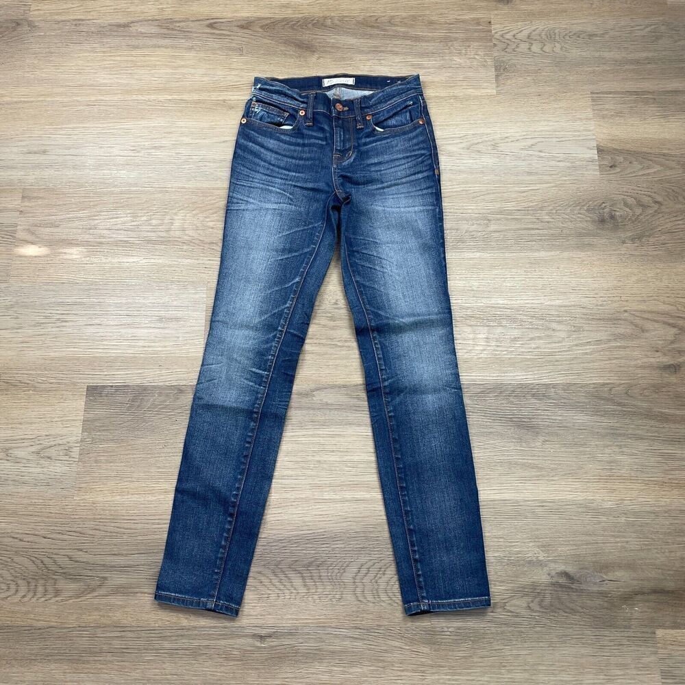 Madewell Jeans Womens 24 Blue High Skinny Skinny Denim Distressed